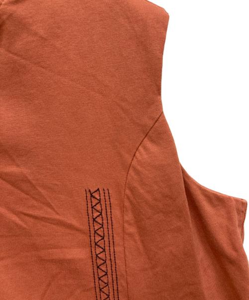 Jocomomola（ホコモモラ）Jocomomola (ホコモモラ) Gato nocturno 刺繍チュニックワンピース エンジ サイズ:SIZE 40の古着・服飾アイテム