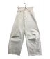 Q.anos（キュアノス）の古着「ワイドデニムパンツ」｜ホワイト