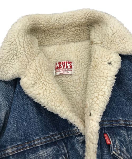 LEVI'S（リーバイス）LEVI'S (リーバイス) Denim Boa Trucker Jacket インディゴ サイズ:38Rの古着・服飾アイテム