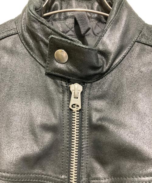 G-STAR RAW（ジースターロゥ）G-STAR RAW (ジースターロゥ) レザーライダースジャケット ブラック サイズ:XSの古着・服飾アイテム