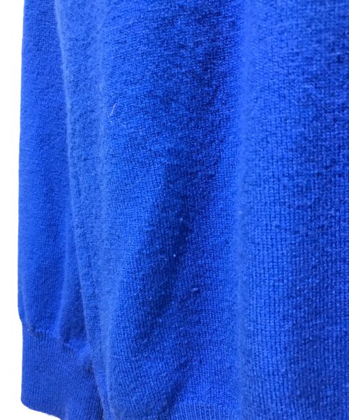 COMME des GARCONS SHIRT（コムデギャルソンシャツ）COMME des GARCONS SHIRT (コムデギャルソンシャツ) ハイゲージウールクルーネックニット ブルー サイズ:Sの古着・服飾アイテム