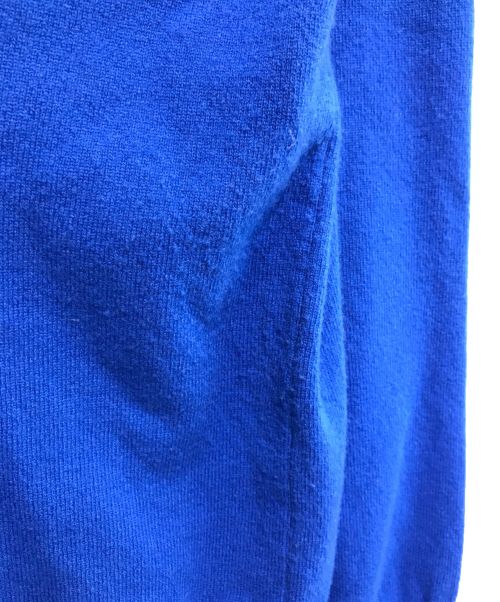 COMME des GARCONS SHIRT（コムデギャルソンシャツ）COMME des GARCONS SHIRT (コムデギャルソンシャツ) ハイゲージウールクルーネックニット ブルー サイズ:Sの古着・服飾アイテム