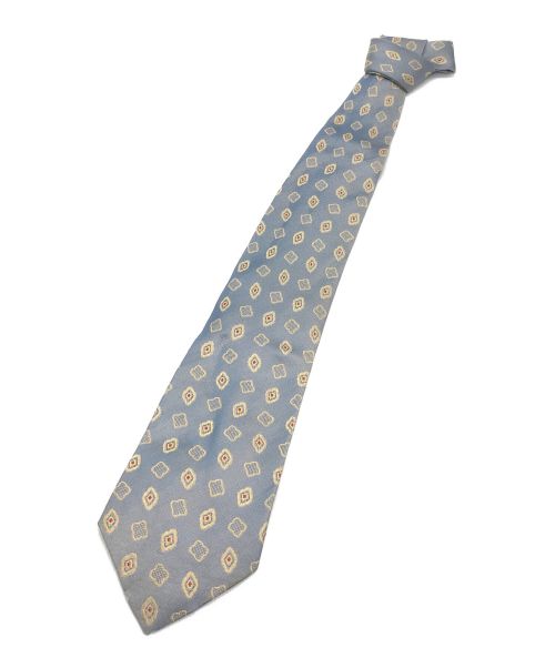 FENDI（フェンディ）FENDI (フェンディ) 柄シルクネクタイ ブルー サイズ:ーの古着・服飾アイテム