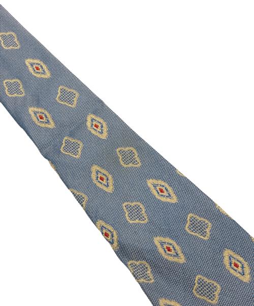 FENDI（フェンディ）FENDI (フェンディ) 柄シルクネクタイ ブルー サイズ:ーの古着・服飾アイテム
