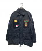 X-LARGEエクストララージ）の古着「ミリタリージャケット」｜ブラック
