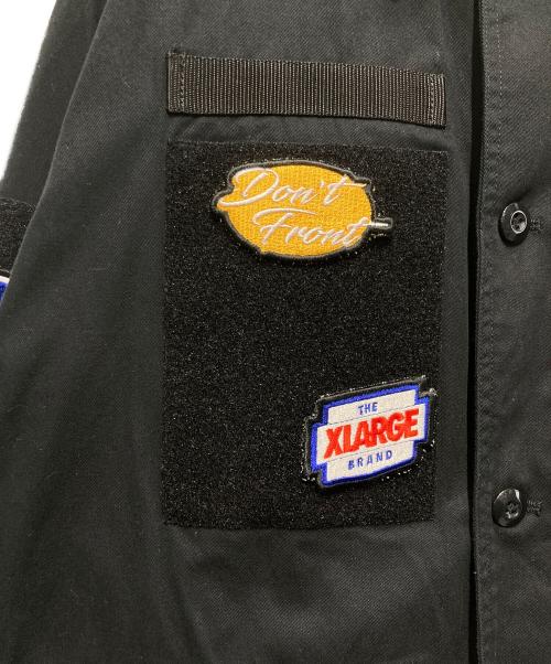 X-LARGE（エクストララージ）X-LARGE (エクストララージ) ミリタリージャケット ブラック サイズ:Sの古着・服飾アイテム