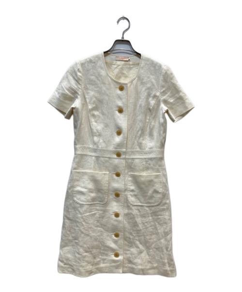 TORY BURCH（トリーバーチ）TORY BURCH (トリーバーチ) シャツワンピース ベージュ サイズ:4の古着・服飾アイテム
