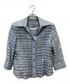 BIBIEN SURビアンシュール）の古着「アンサンブルジャケット」｜スカイブルー