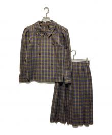 Leilian（レリアン）の古着「セットアップスカート」｜ブラウン