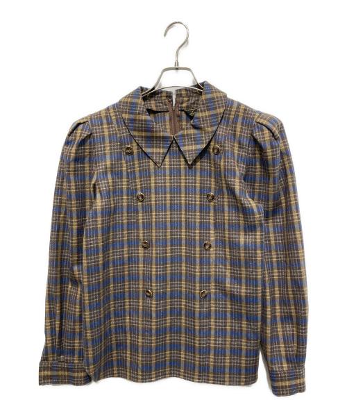 Leilian（レリアン）LEILIAN (レリアン) セットアップスカート ブラウン サイズ:9の古着・服飾アイテム