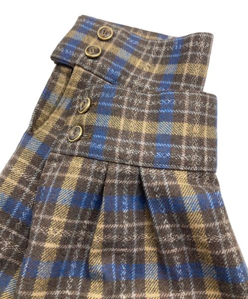Leilian（レリアン）LEILIAN (レリアン) セットアップスカート ブラウン サイズ:9の古着・服飾アイテム