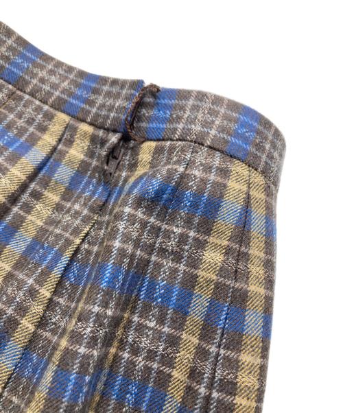 Leilian（レリアン）LEILIAN (レリアン) セットアップスカート ブラウン サイズ:9の古着・服飾アイテム