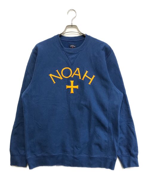 Noah（ノア）Noah (ノア) 刺繍クルーネックスウェット ネイビー サイズ:XLの古着・服飾アイテム