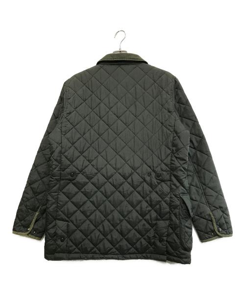 Barbour（バブアー）Barbour (バブアー) 古着ロゴ刺繍キルティングジャケット オリーブ サイズ:Mの古着・服飾アイテム