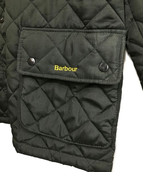 Barbour（バブアー）Barbour (バブアー) 古着ロゴ刺繍キルティングジャケット オリーブ サイズ:Mの古着・服飾アイテム
