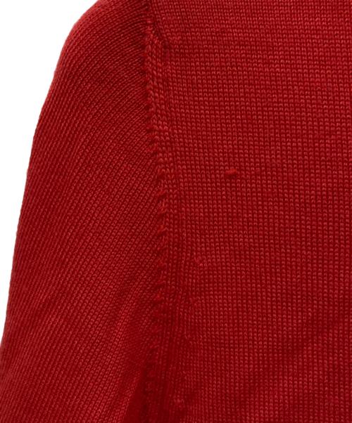 SLOANE（スローン）SLOANE (スローン) 14G天竺 エクストラファインメリノウール クルーネック レッド サイズ:SIZE 2の古着・服飾アイテム