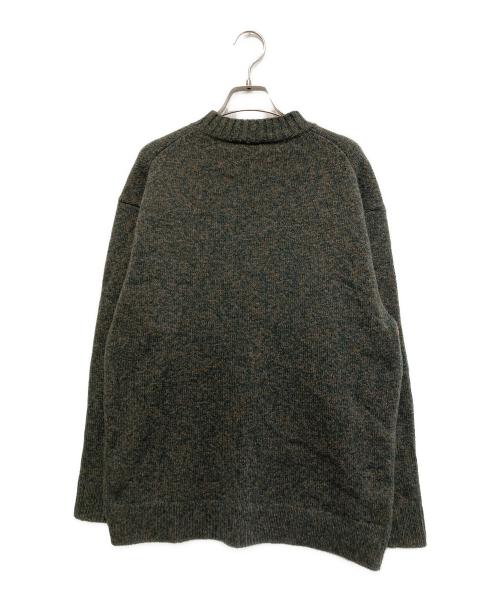 ATON（エイトン）ATON (エイトン) Vネックニット グリーン サイズ:2の古着・服飾アイテム