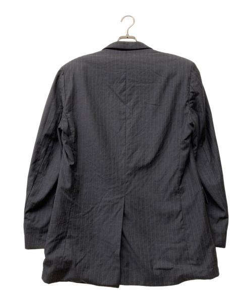 LAUREN RALPH LAUREN（ローレンラルフローレン）LAUREN RALPH LAUREN (ローレンラルフローレン) カナダ製 80s ヴィンテージ 2Bシングルブレストウールストライプジャケット グレー サイズ:-の古着・服飾アイテム