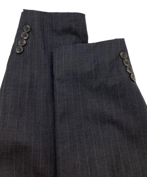 LAUREN RALPH LAUREN（ローレンラルフローレン）LAUREN RALPH LAUREN (ローレンラルフローレン) カナダ製 80s ヴィンテージ 2Bシングルブレストウールストライプジャケット グレー サイズ:-の古着・服飾アイテム