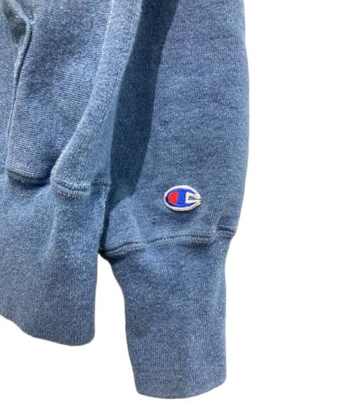 Champion REVERSE WEAVE（チャンピオン リバース ウィーブ）Champion REVERSE WEAVE (チャンピオン リバース ウィーブ) ロゴパーカー スカイブルー サイズ:Mの古着・服飾アイテム