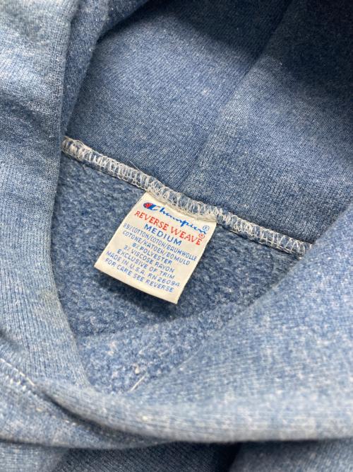 Champion REVERSE WEAVE（チャンピオン リバース ウィーブ）Champion REVERSE WEAVE (チャンピオン リバース ウィーブ) ロゴパーカー スカイブルー サイズ:Mの古着・服飾アイテム