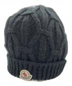 MONCLERモンクレール）の古着「ニット帽」｜ブラック