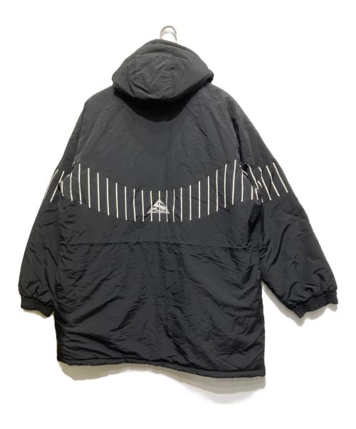 SUPREME（シュプリーム）SUPREME (シュプリーム) 19AW Pinstripe Panel Sports Parka/ダウンコート ブラック サイズ:XLの古着・服飾アイテム