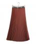 VERMEIL par iena (ヴェルメイユ パー イエナ) 22AW ロゴゴムプリーツマキシスカート レッド サイズ:36：6000円