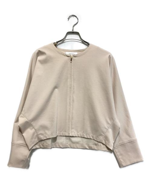 ANAYI（アナイ）ANAYI (アナイ) ジップブルゾン ライトピンク サイズ:38の古着・服飾アイテム