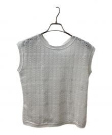 ANAYI（アナイ）の古着「ノースリーブニット」｜ホワイト