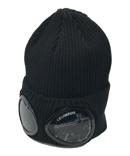 C.P COMPANY（シーピーカンパニー）C.P COMPANY (シーピーカンパニー) COTTON GOGGLE BEANIE ブラックの古着・服飾アイテム