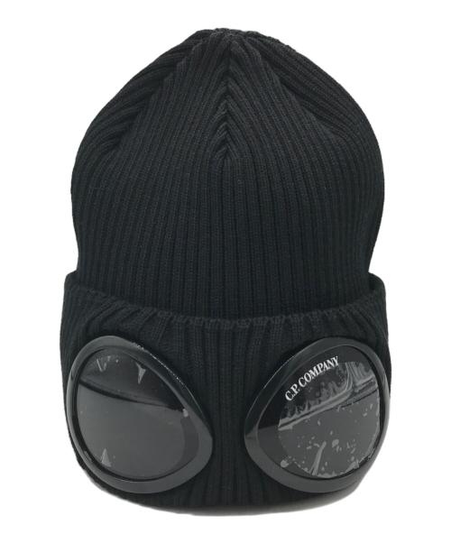 C.P COMPANY（シーピーカンパニー）C.P COMPANY (シーピーカンパニー) COTTON GOGGLE BEANIE ブラックの古着・服飾アイテム