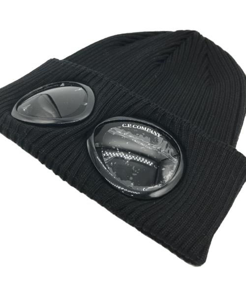 C.P COMPANY（シーピーカンパニー）C.P COMPANY (シーピーカンパニー) COTTON GOGGLE BEANIE ブラックの古着・服飾アイテム