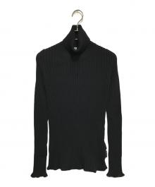 MONCLER（モンクレール）の古着「MAGLIONE TRICOT CICLISTA」｜ブラック