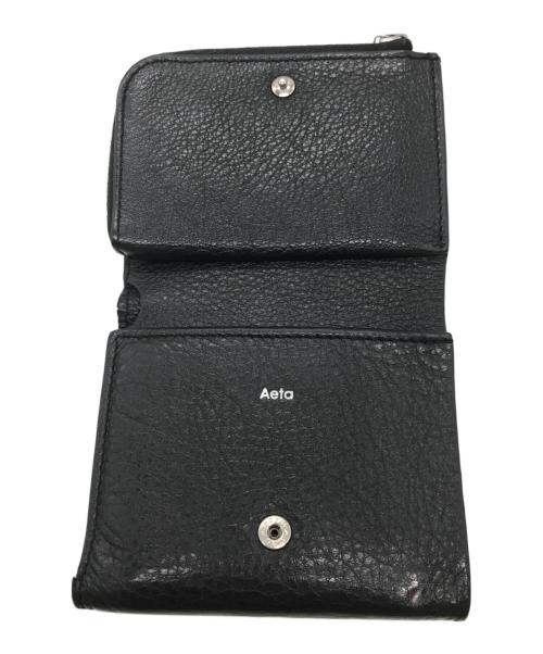 Aeta（アエタ）Aeta (アエタ) レザーウォレット ブラックの古着・服飾アイテム
