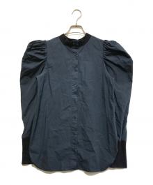 Ameri VINTAGE（アメリヴィンテージ）の古着「22AW UND 2WAY RIB DOCKING PUFF TUNIC」｜ネイビー