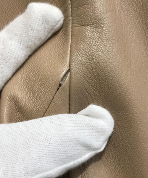 ANAYI（アナイ）ANAYI (アナイ) ラムレザージャケット ブラウン サイズ:36の古着・服飾アイテム