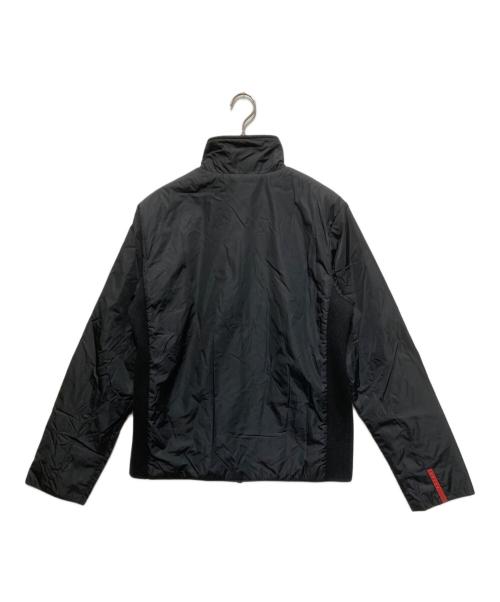 PRADA SPORTS（プラダスポーツ）PRADA SPORTS (プラダスポーツ) ナイロン切替ジップアップリブブルゾン ブラック サイズ:50の古着・服飾アイテム