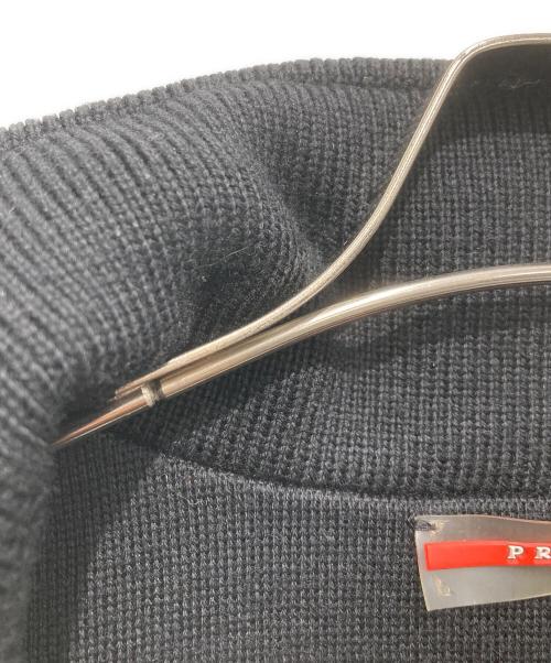 PRADA SPORTS（プラダスポーツ）PRADA SPORTS (プラダスポーツ) ナイロン切替ジップアップリブブルゾン ブラック サイズ:50の古着・服飾アイテム