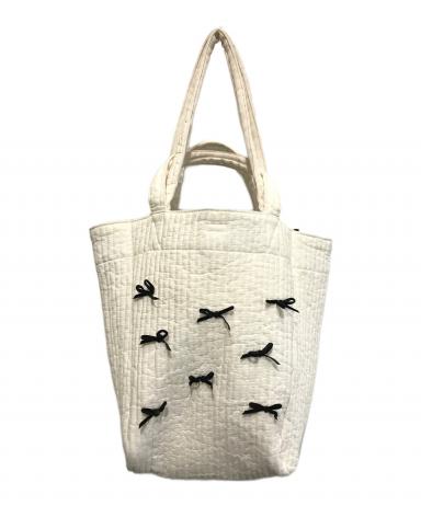 中古・古着通販】Gypsohila (ジプソフィア) キルティングリボンバッグ