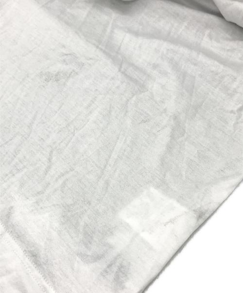 BARNI VARNO（バーニヴァーノ）BARNI VARNO (バーニヴァーノ) 23SS シルケット天竺BVワッペン長袖Tシャツ ホワイト×ブラック×レッド サイズ:LLの古着・服飾アイテム