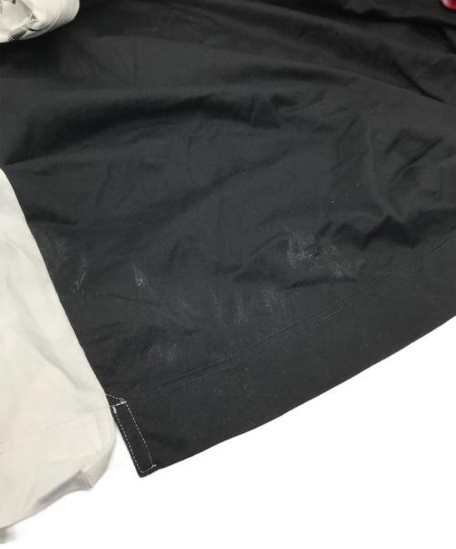 BARNI VARNO（バーニヴァーノ）BARNI VARNO (バーニヴァーノ) 23SS シルケット天竺BVワッペン長袖Tシャツ ホワイト×ブラック×レッド サイズ:LLの古着・服飾アイテム