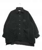 jiedaジエダ）の古着「BOA OVER SHIRT JACKET」｜ブラック