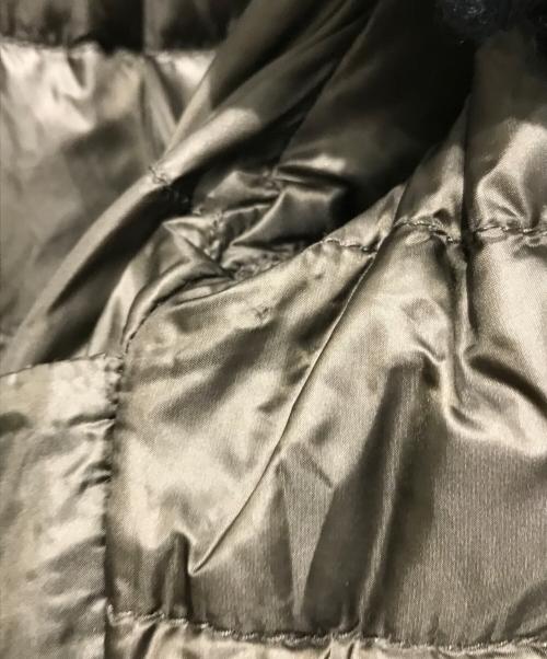 MONCLER（モンクレール）MONCLER (モンクレール) sacai (サカイ) SARI GIUBBOTTO ブラック×ベージュの古着・服飾アイテム