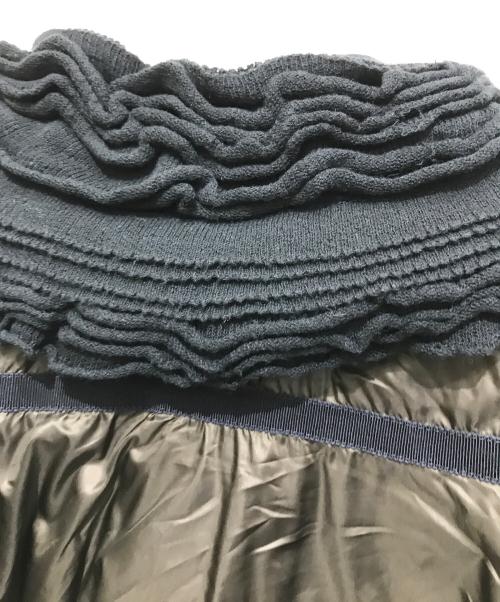 MONCLER（モンクレール）MONCLER (モンクレール) sacai (サカイ) SARI GIUBBOTTO ブラック×ベージュの古着・服飾アイテム