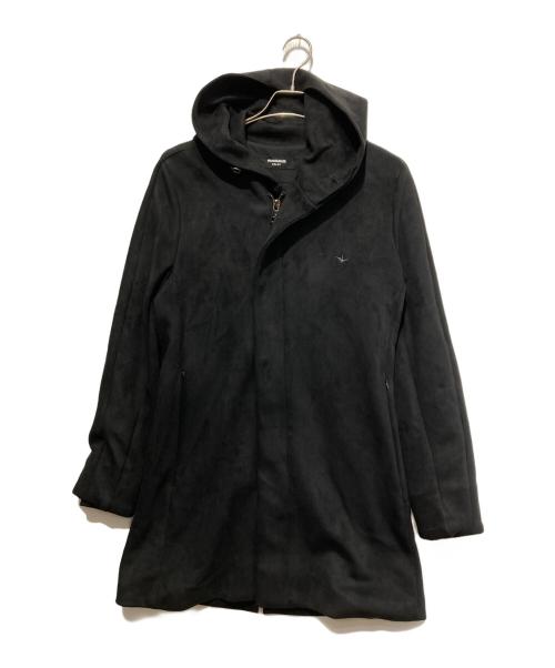 1PIU1UGUALE3 RELAX（ウノピゥウノウグァーレトレ リラックス）1piu1uguale3 relax (ウノピゥウノウグァーレトレ リラックス) フーデッドコート ブラック サイズ:Sの古着・服飾アイテム