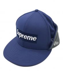 New Era×SUPREME（ニューエラ×シュプリーム）の古着「キャップ」｜ブルー