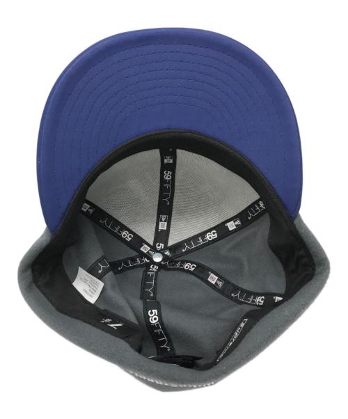 New Era（ニューエラ）New Era (ニューエラ) SUPREME (シュプリーム) キャップ ブルー サイズ:7　3/8（58.7㎝）の古着・服飾アイテム