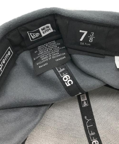 New Era（ニューエラ）New Era (ニューエラ) SUPREME (シュプリーム) キャップ ブルー サイズ:7　3/8（58.7㎝）の古着・服飾アイテム