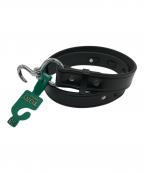 TORYトリー）の古着「レザーベルト」｜ブラック